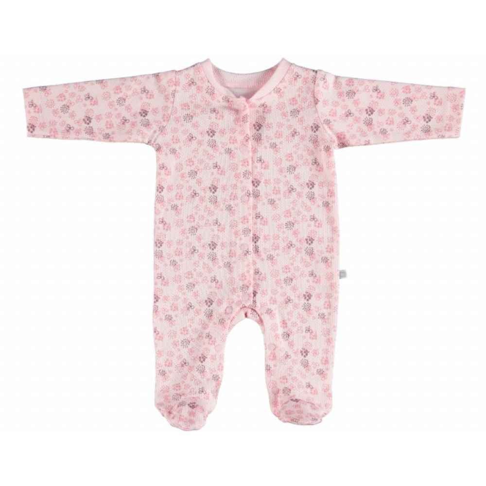 Bibaby Pink Clover Bebek Tulum 60343 Pembe