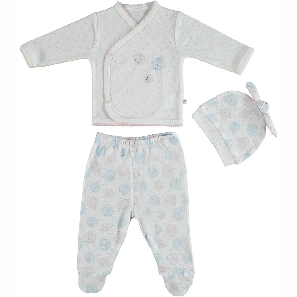 Bibaby Party Garden 3'lü Zıbın 73118 Ekru