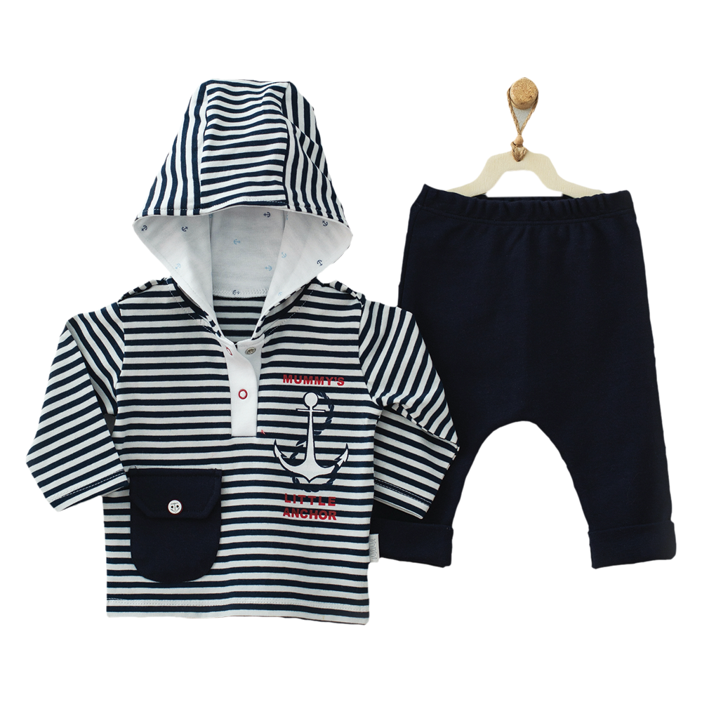 Andywawa Jogging Marine 2'li Takım 9734 Beyaz-Lacivert