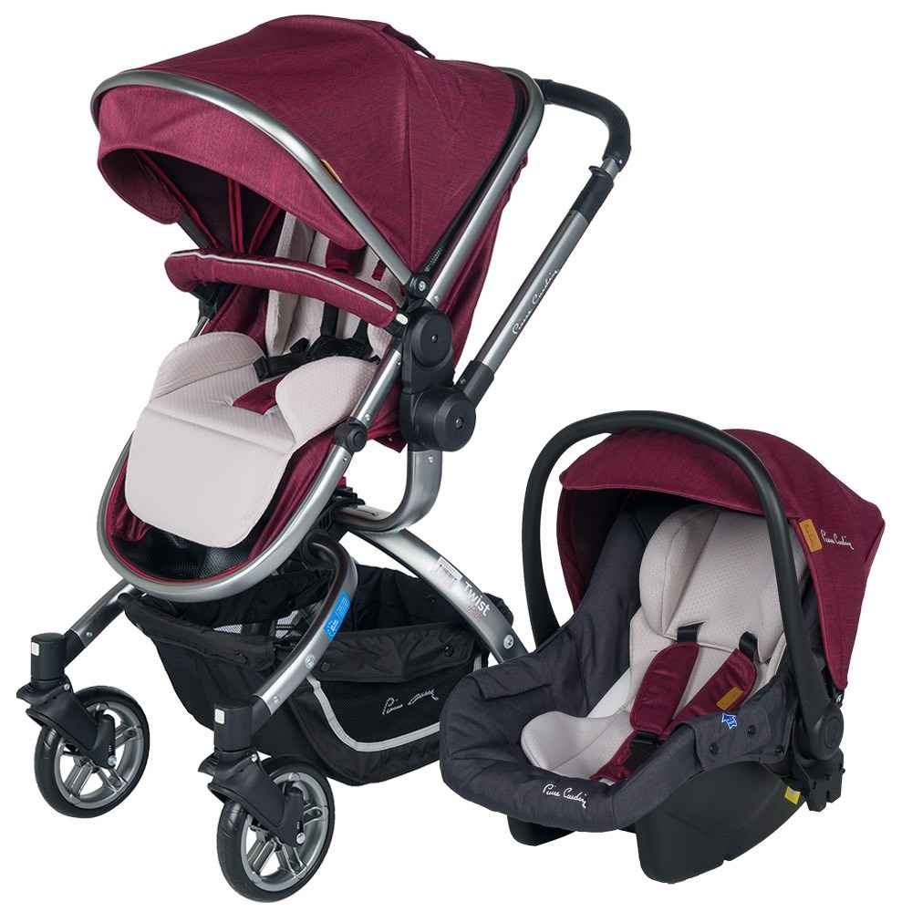 Pierre Cardin PC 405P Twist+Plus Travel Bebek Arabası Bordo