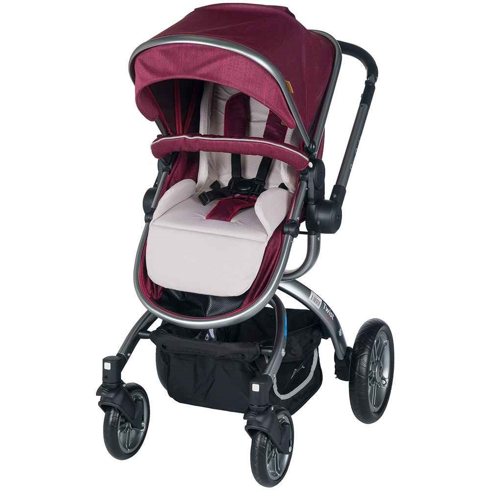 Pierre Cardin PC 405P Twist+Plus Travel Bebek Arabası Bordo