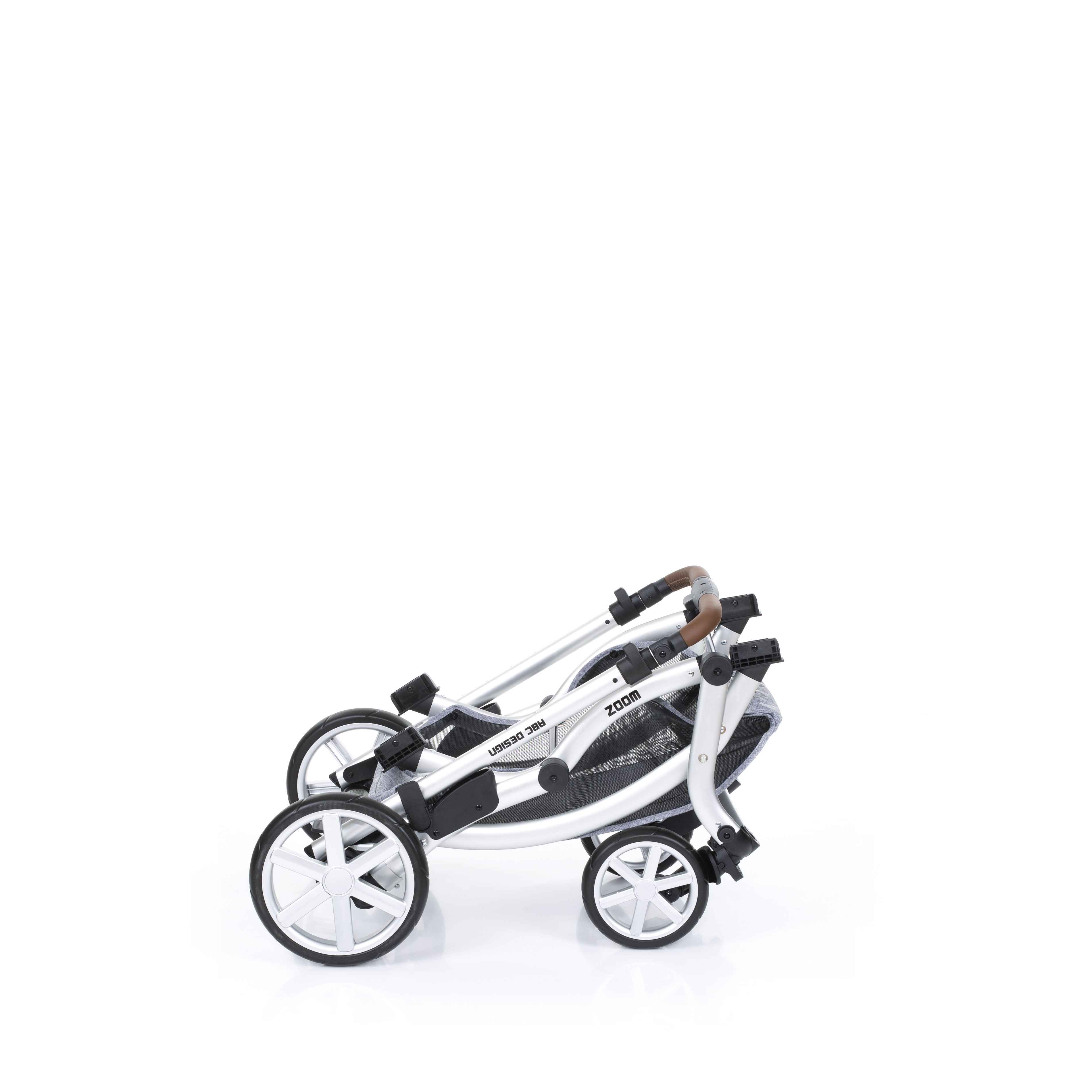 Abc Design Zoom İkiz Bebek Arabası Graphite Grey