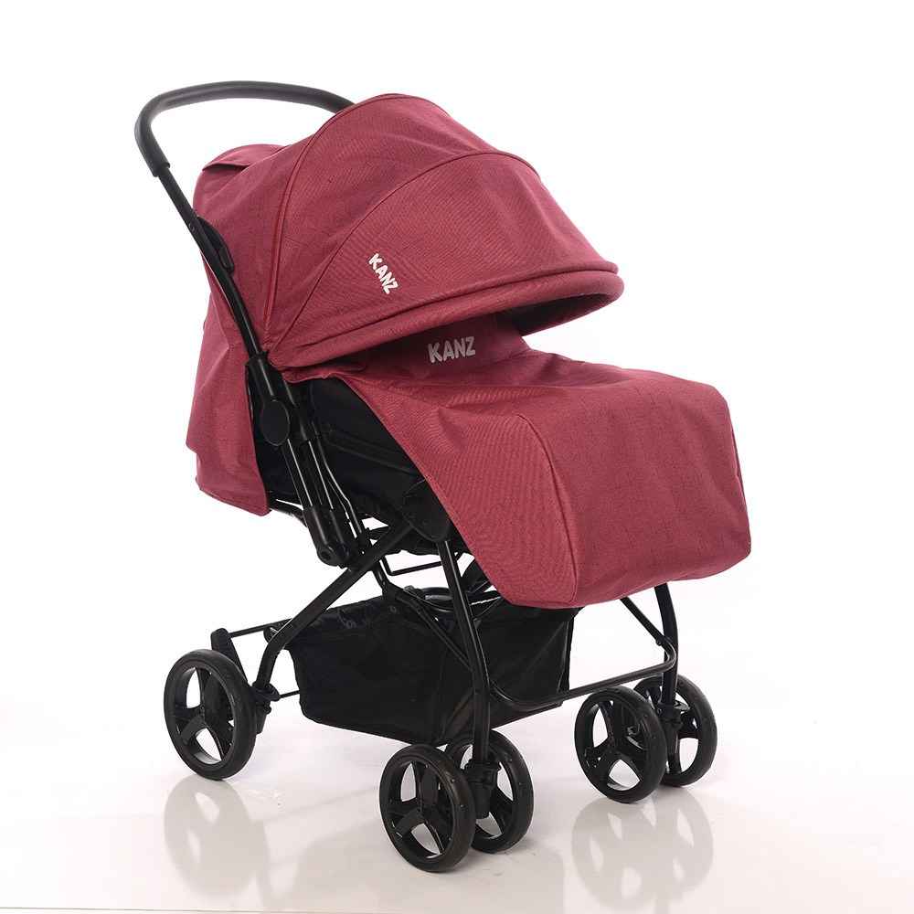 Kanz Rainer KZ1005 Çift Yönlü Bebek Arabası Bordo