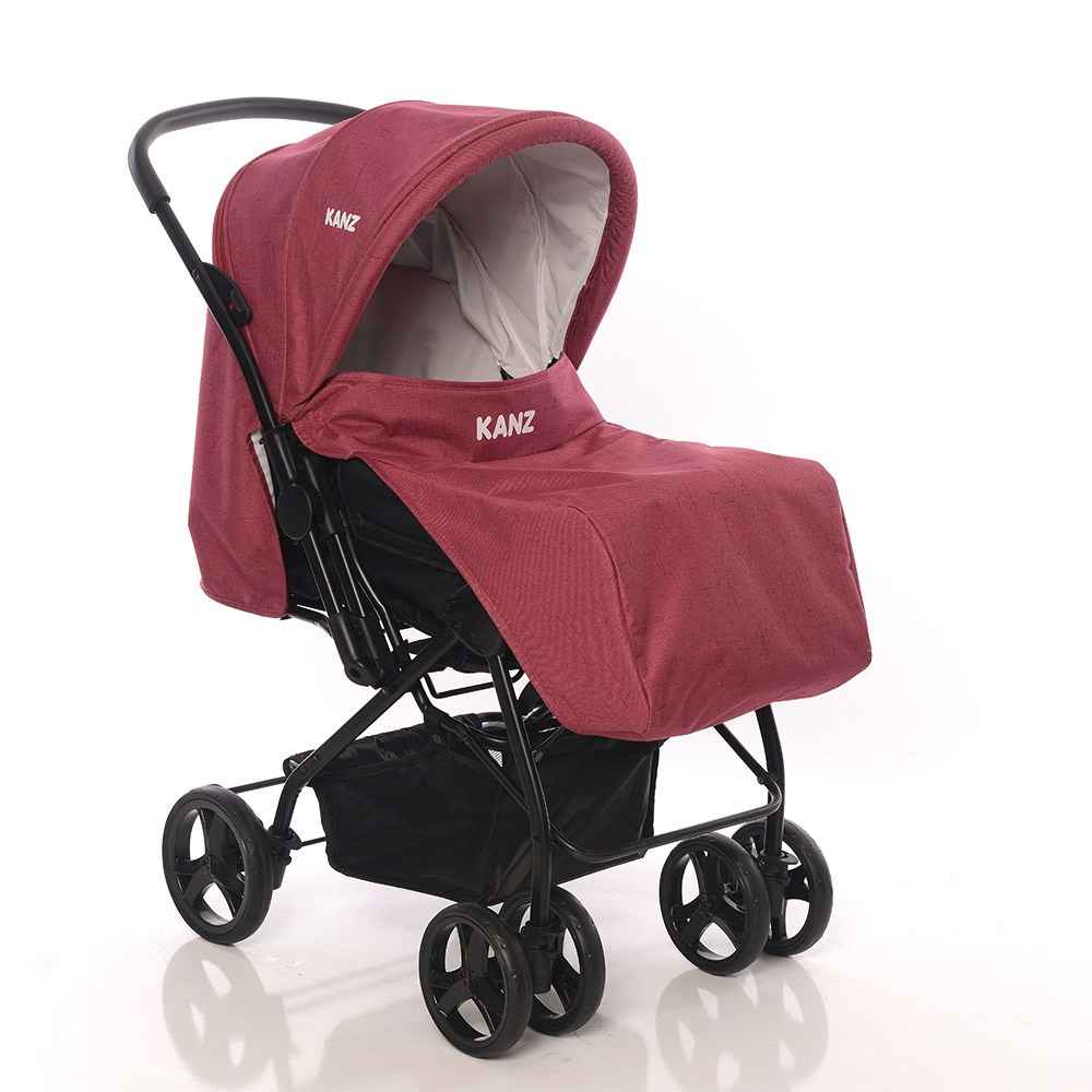 Kanz Rainer KZ1005 Çift Yönlü Bebek Arabası Bordo