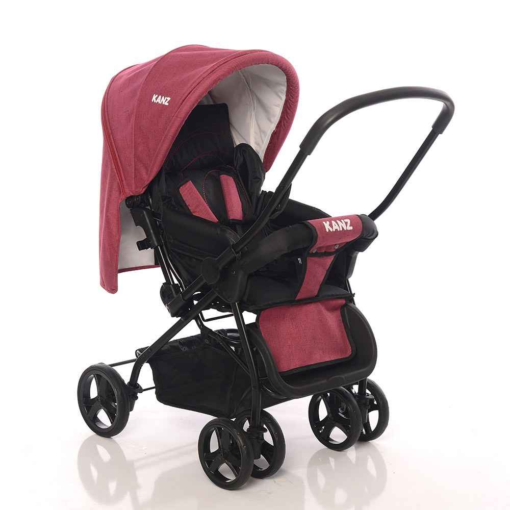 Kanz Rainer KZ1005 Çift Yönlü Bebek Arabası Bordo