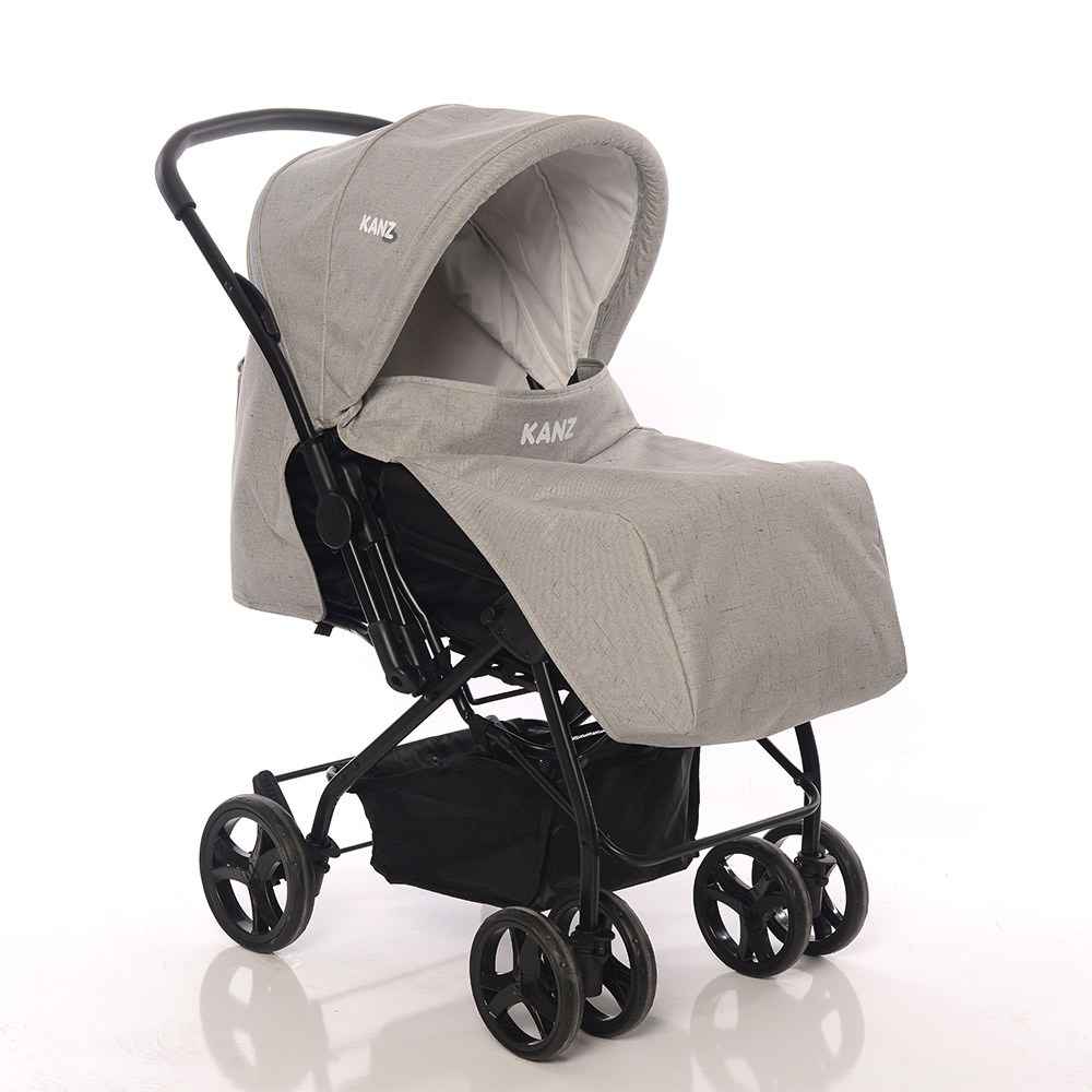 Kanz Rainer KZ1005 Çift Yönlü Bebek Arabası Gri