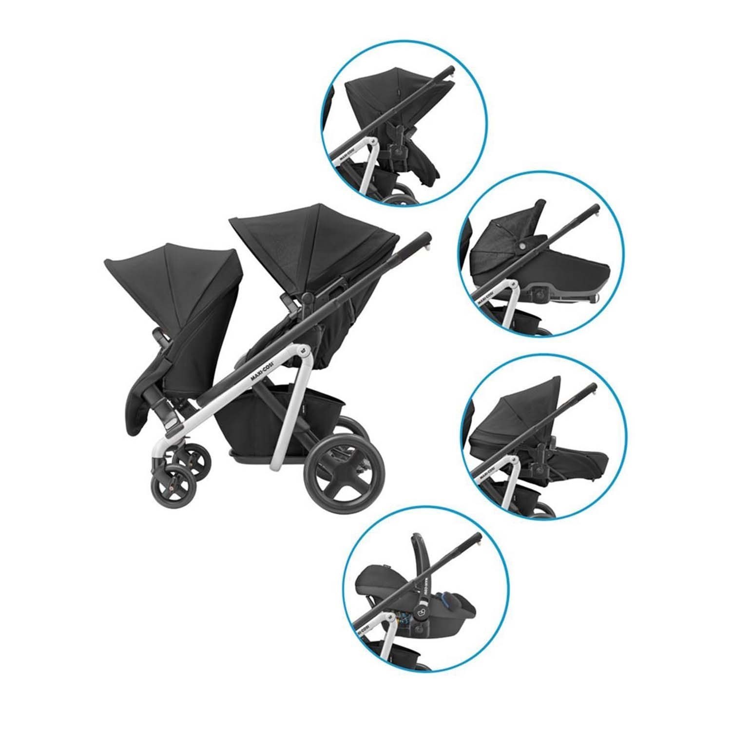 Maxi-Cosi Lila İkinci Oturma Ünitesi Nomad Black