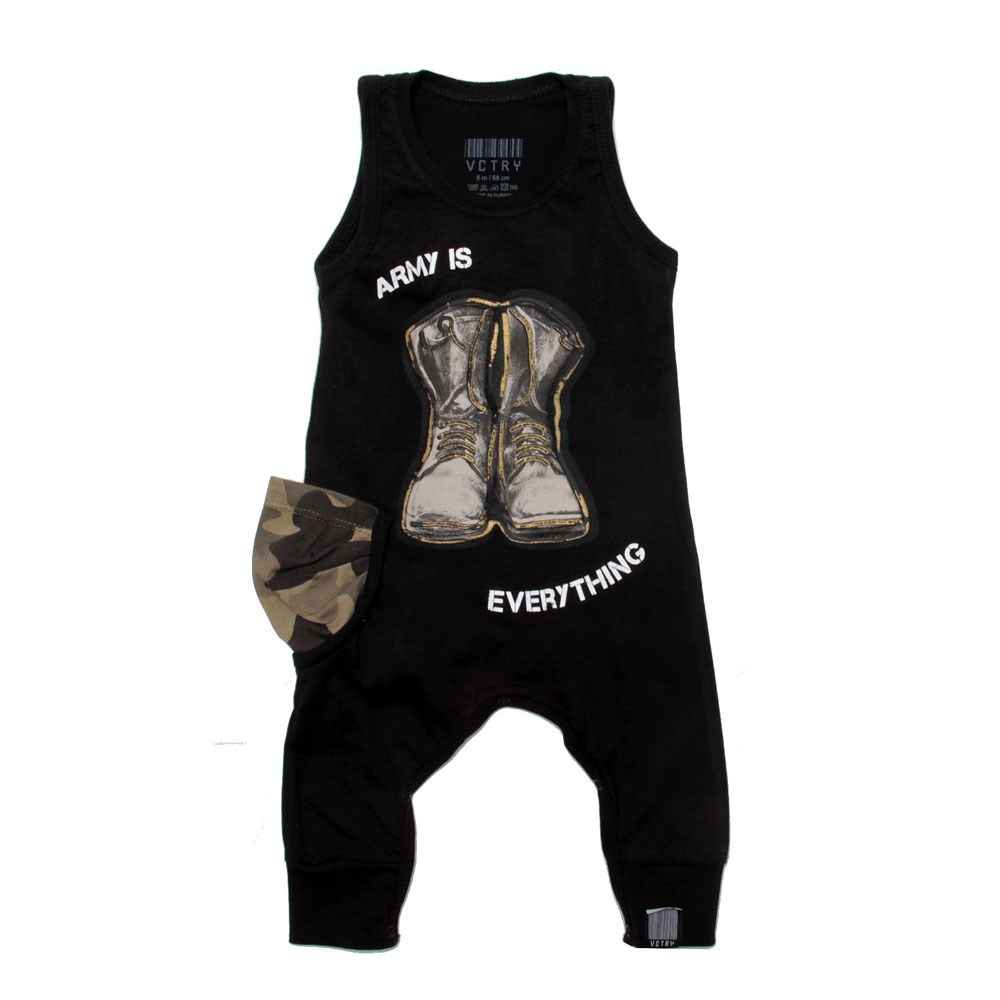 Victory Army Çocuk Tulum 37987 Siyah