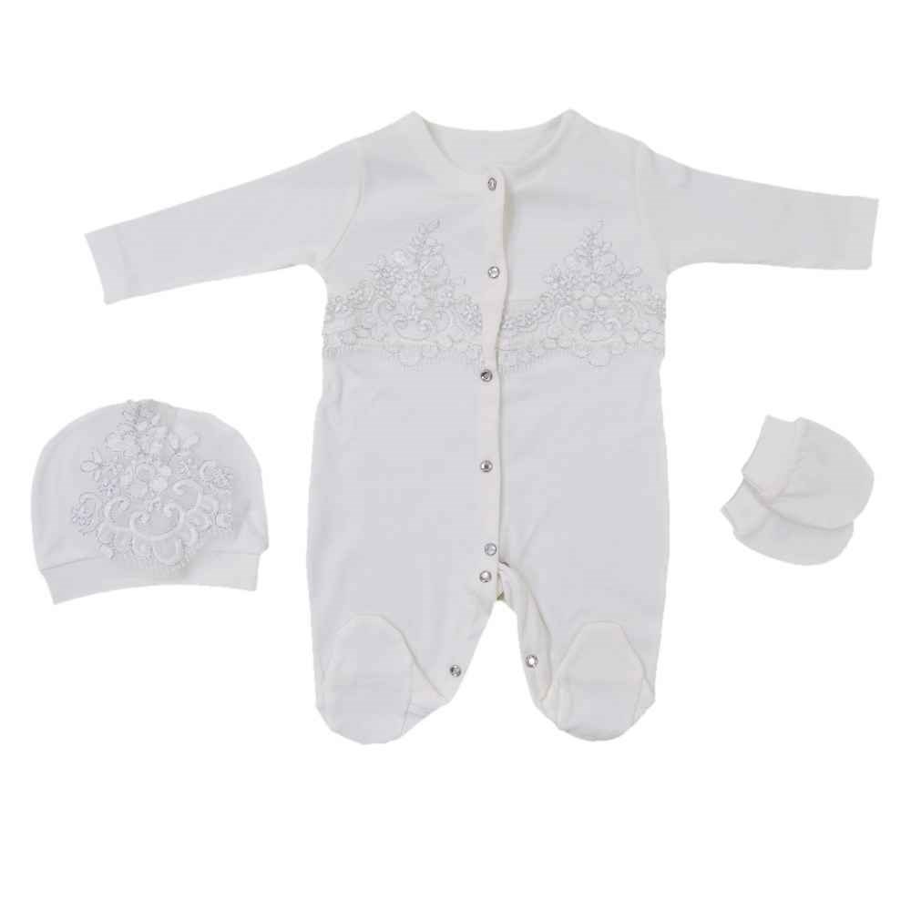 Eda Baby Bebek Tulum Seti 1161 Ekru