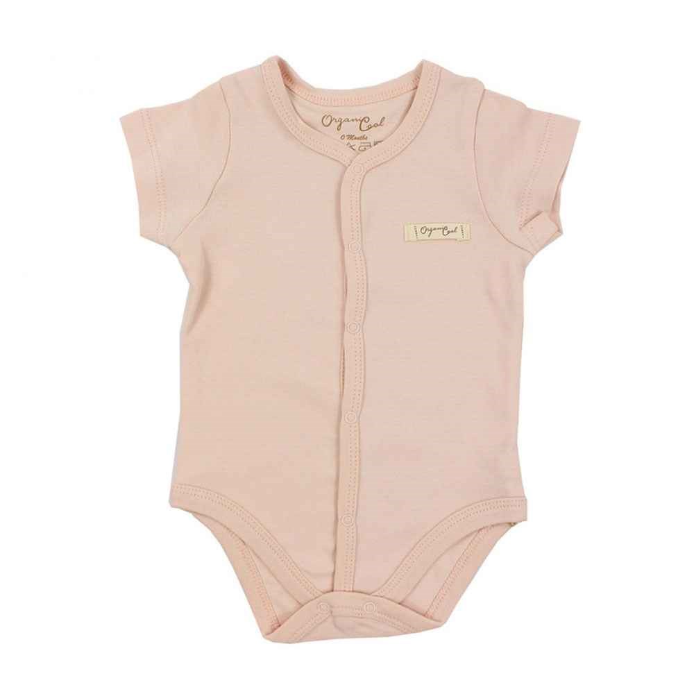 Babycool Organic Kısa Kol Bebek Body 21271 Pembe