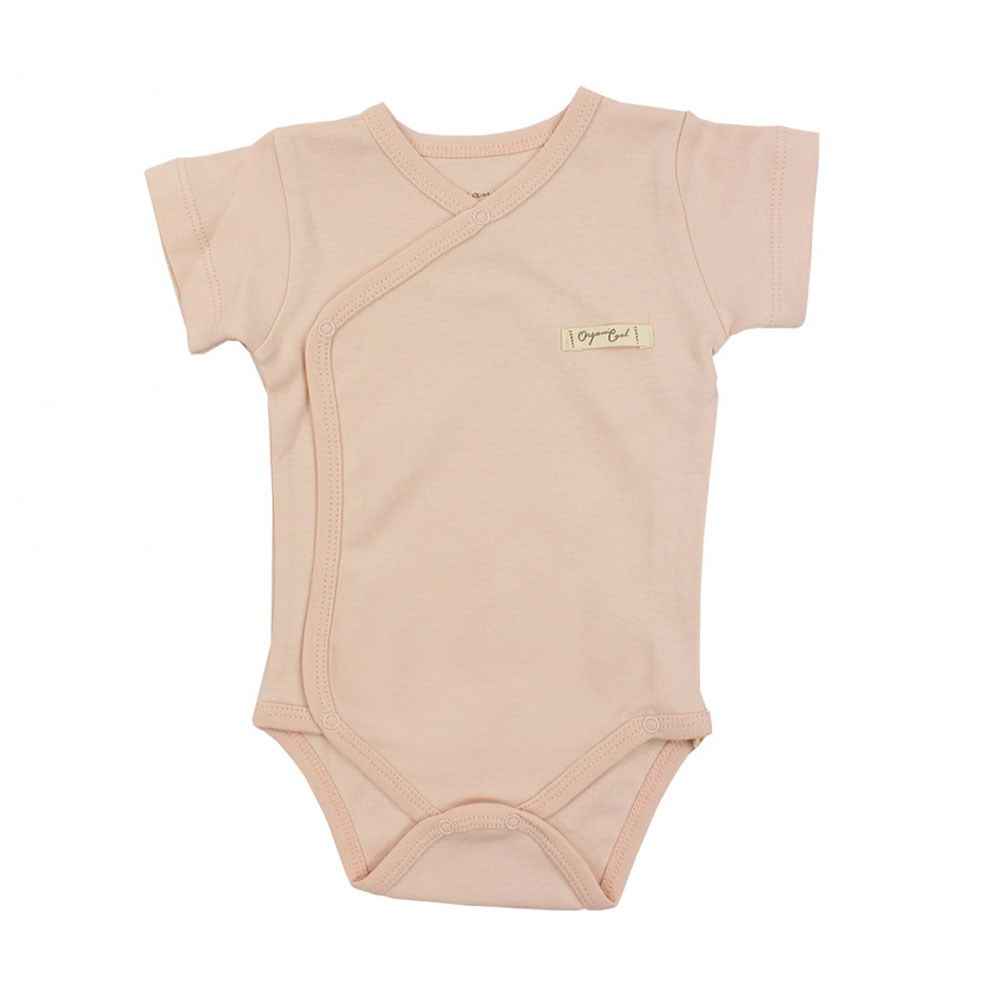 Babycool Organic Kısa Kol Bebek Body 32828 Pembe