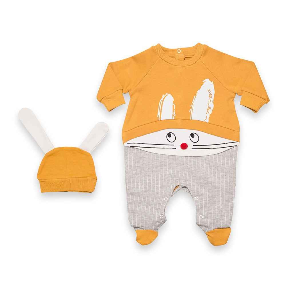 Babycool Tavşanlı Bebek Tulumu 77078 Sarı