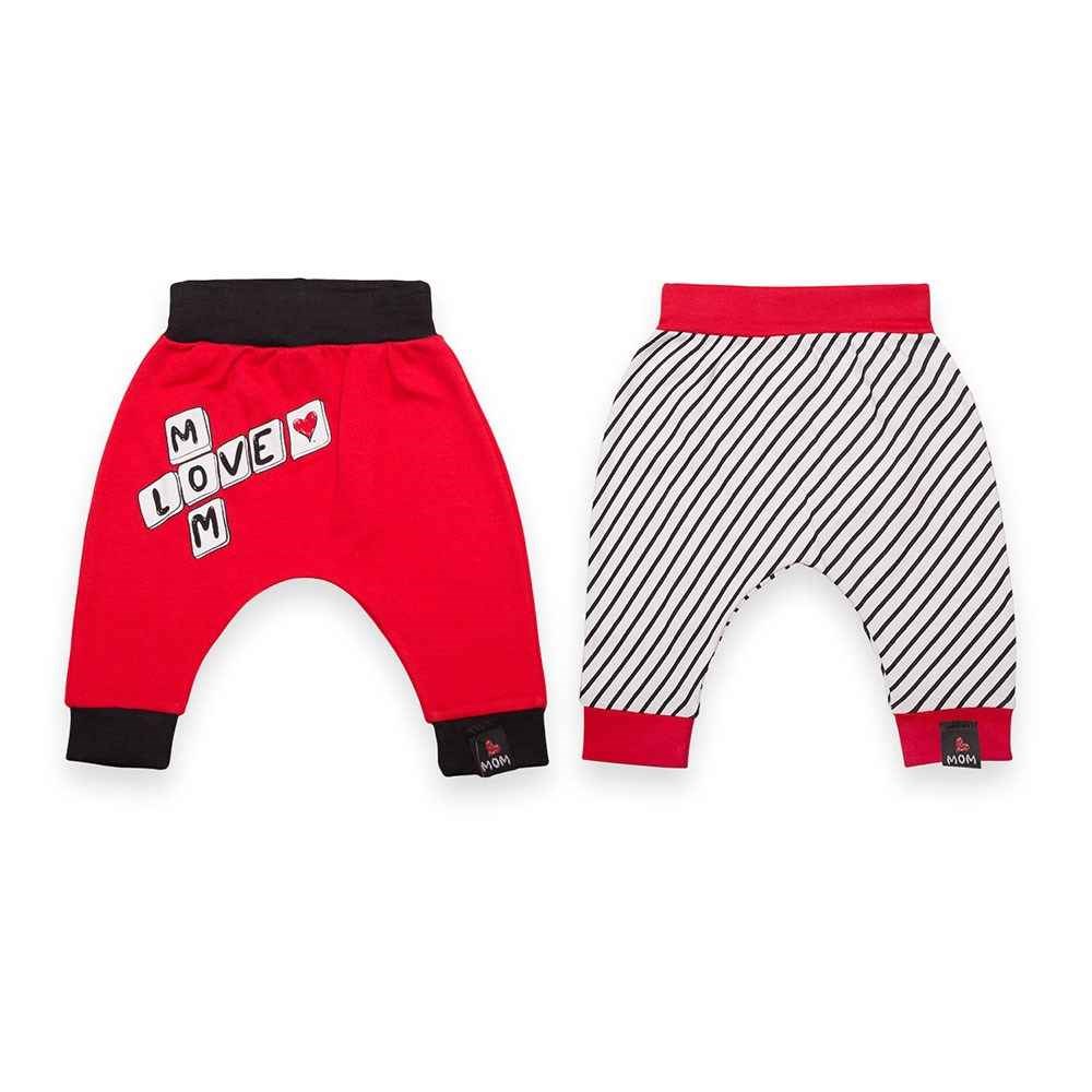 Babycool Mom Love 2'li Bebek Pantolonu 66114 Kırmızı