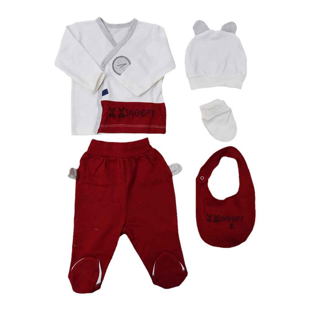 Flexi 5'li Bebek Hastane Çıkış Seti 234151 Kırmızı