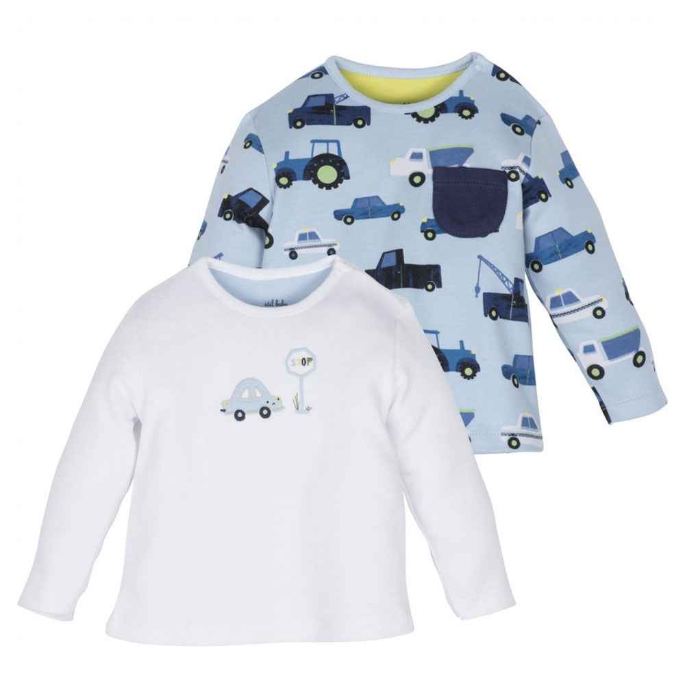 İdil Baby 2li Bebek Tişörtü 11943 Baskılı
