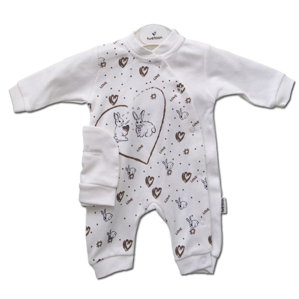 Twentoon Bebek Tulumu 113460 Ekru