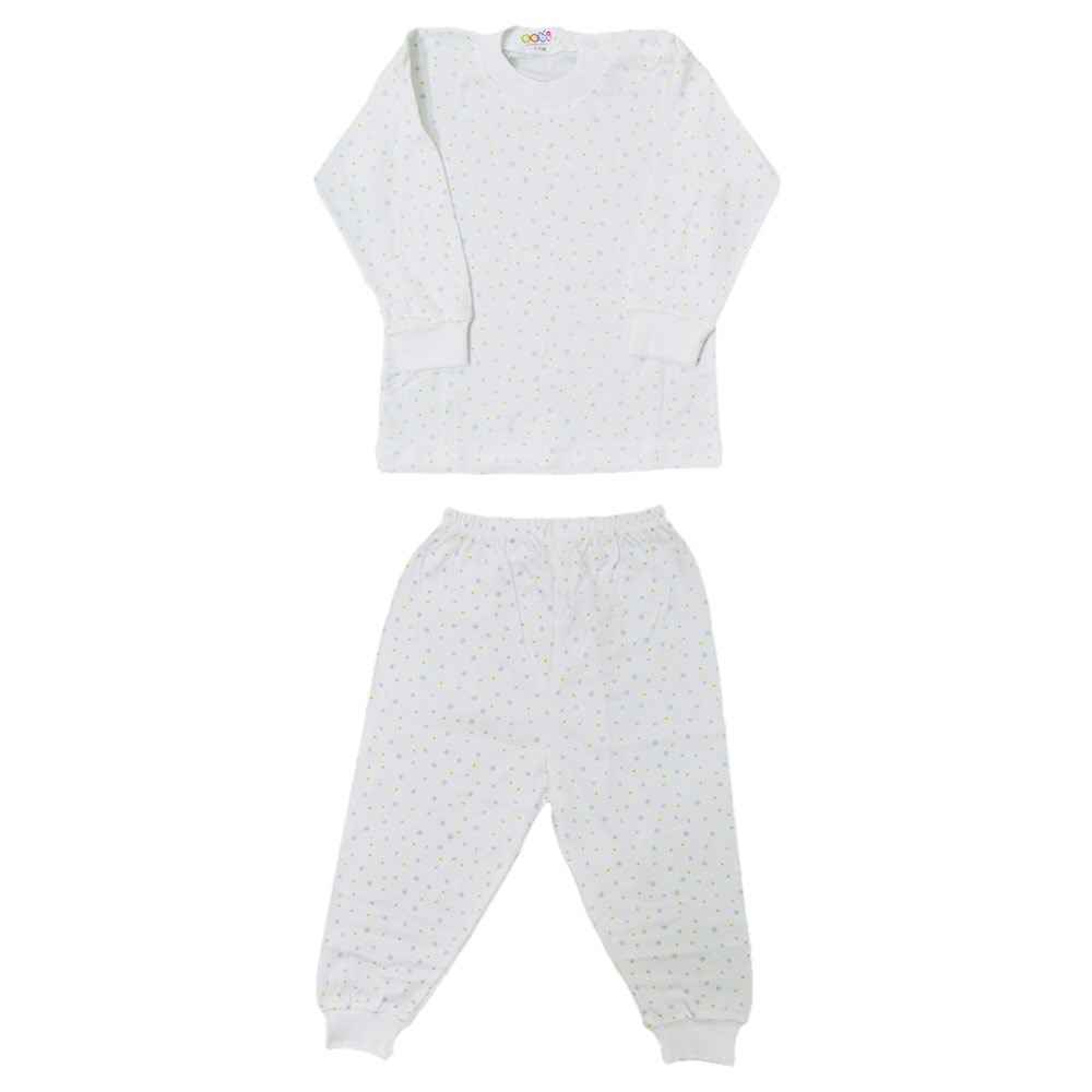 Sebi Bebe Bebek Pijama Takımı 2406 Beyaz