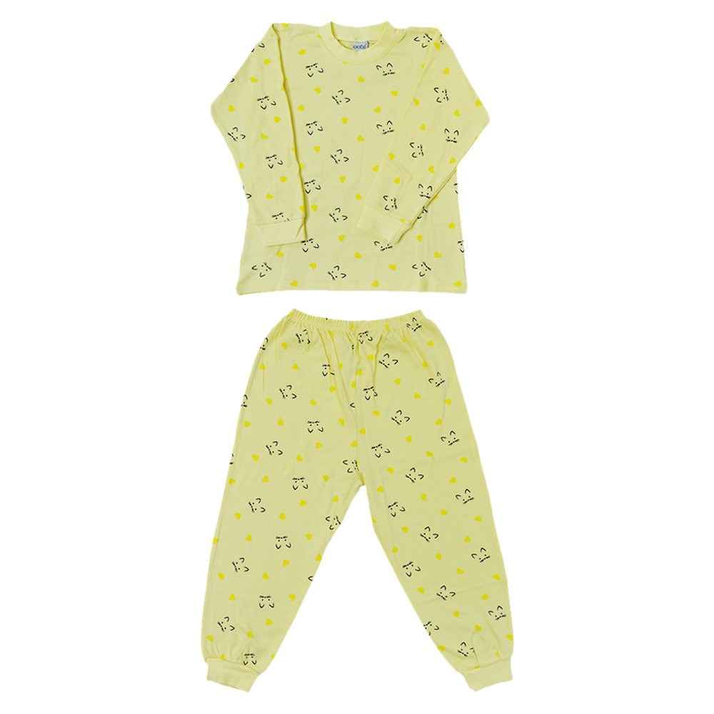 Sebi Bebe Bebek Pijama Takımı 2552 Sarı