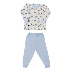 Sebi Bebe Bebek Pijama Takımı 2405 Mavi