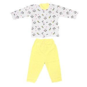 Sebi Bebe Bebek Pijama Takımı 2316 Sarı