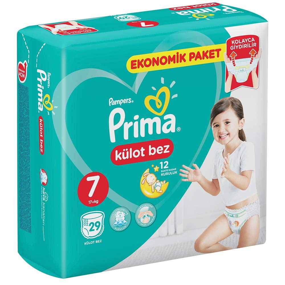 Prima Külot Bebek Bezi 7 Beden XX Large Ekonomik Paket 29 Adet 