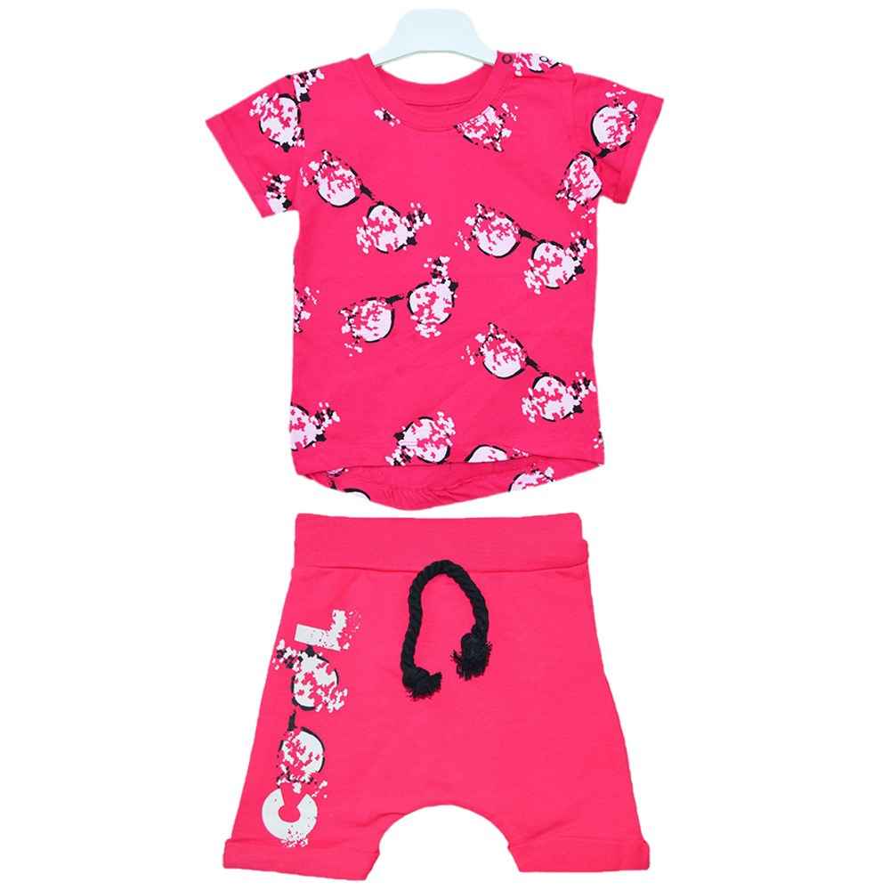 Babycool Baskılı Kısa Kollu 2'li Bebek Takımı KMB20 Fuji