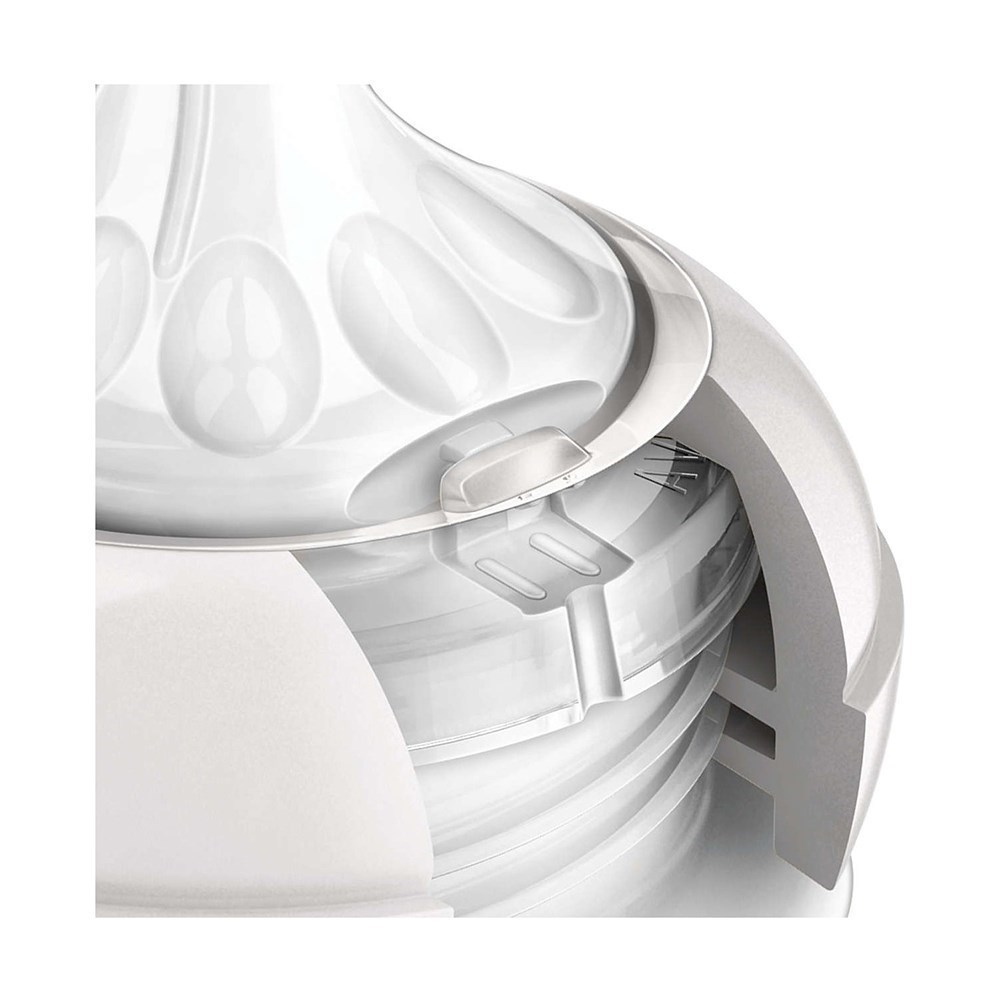 Philips Avent Natural PP Biberon 260 Ml Tekli Pembe