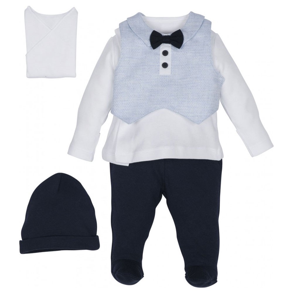 İdil Baby 4'lü Bebek Takımı 12689 Mavi