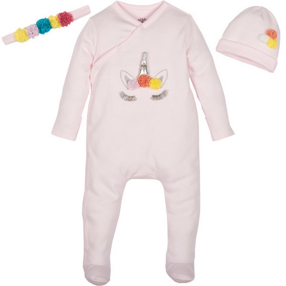 İdil Baby Bebek Tulum Takımı 12847 Pembe