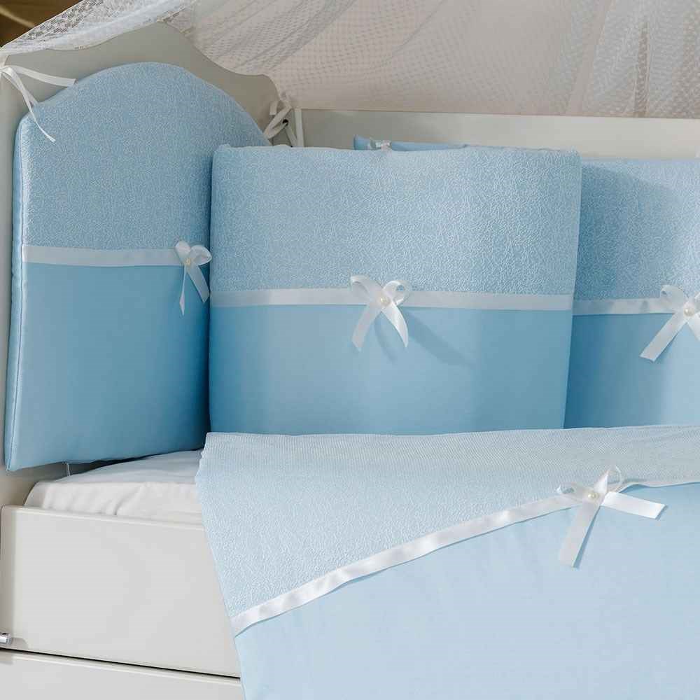 Mini Baby 1453 Bebek Uyku Seti 10 Parça 75x130 cm Mavi