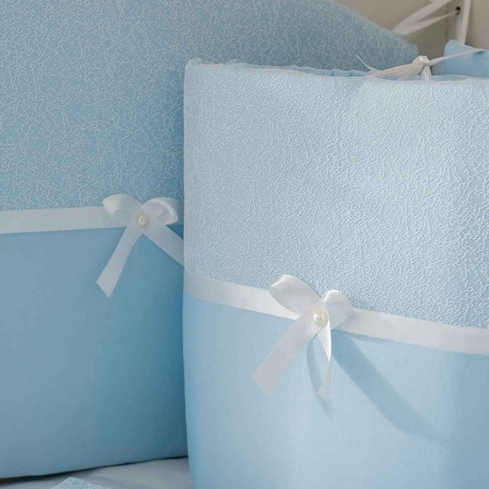 Mini Baby 1453 Bebek Uyku Seti 10 Parça 75x130 cm Mavi