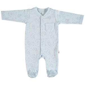 Bibaby Stars Bebek Tulumu 60399 Mavi