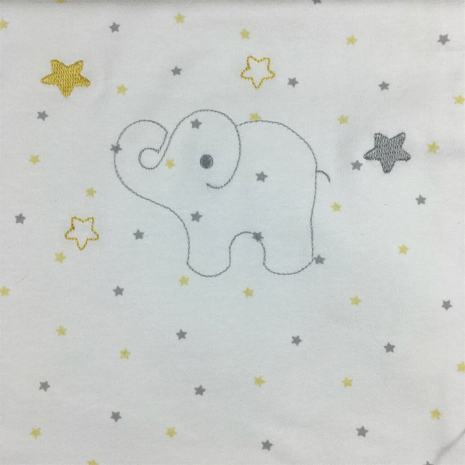 Bibaby Organik Elephant Bebek Battaniyesi 64385 Ekru-Sarı