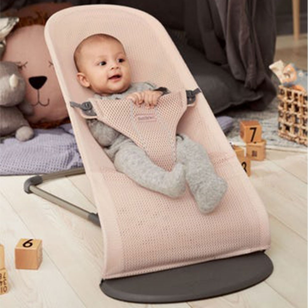 Babybjörn Bliss Ana Kucağı Mesh 3D Oyuncaklı Pearly Pink