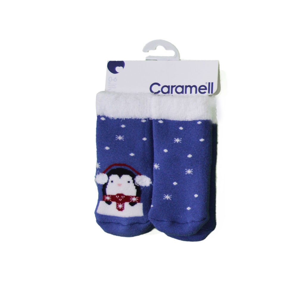 Caramell 2li Soket Bebek Çorabı ÇOE5585 İndigo