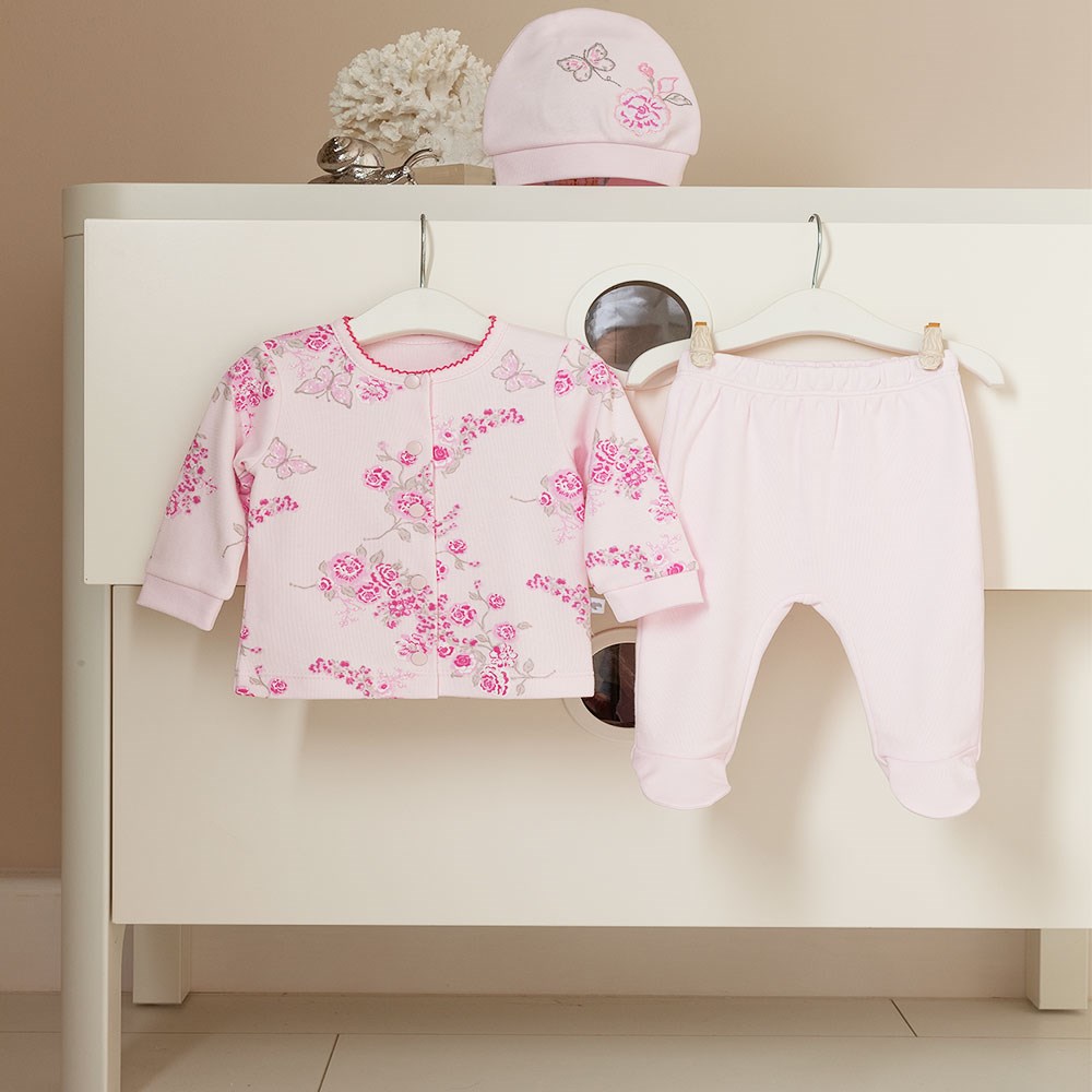 Caramell Bebek Takımı 2'li TKK5441 Pembe