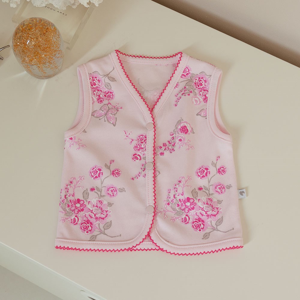 Caramell Bebek Yeleği YLK5446 Pembe