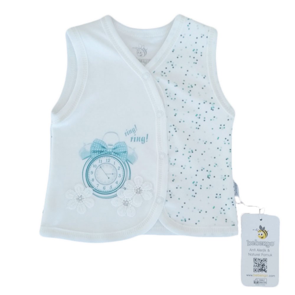 Bebengo Saatli Bebek Yeleği BTK3003 Mint