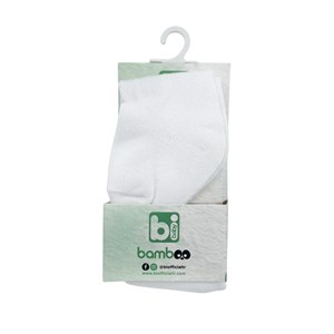 Bibaby Bambu Külotlu Bebek Çorabı 68123 Beyaz