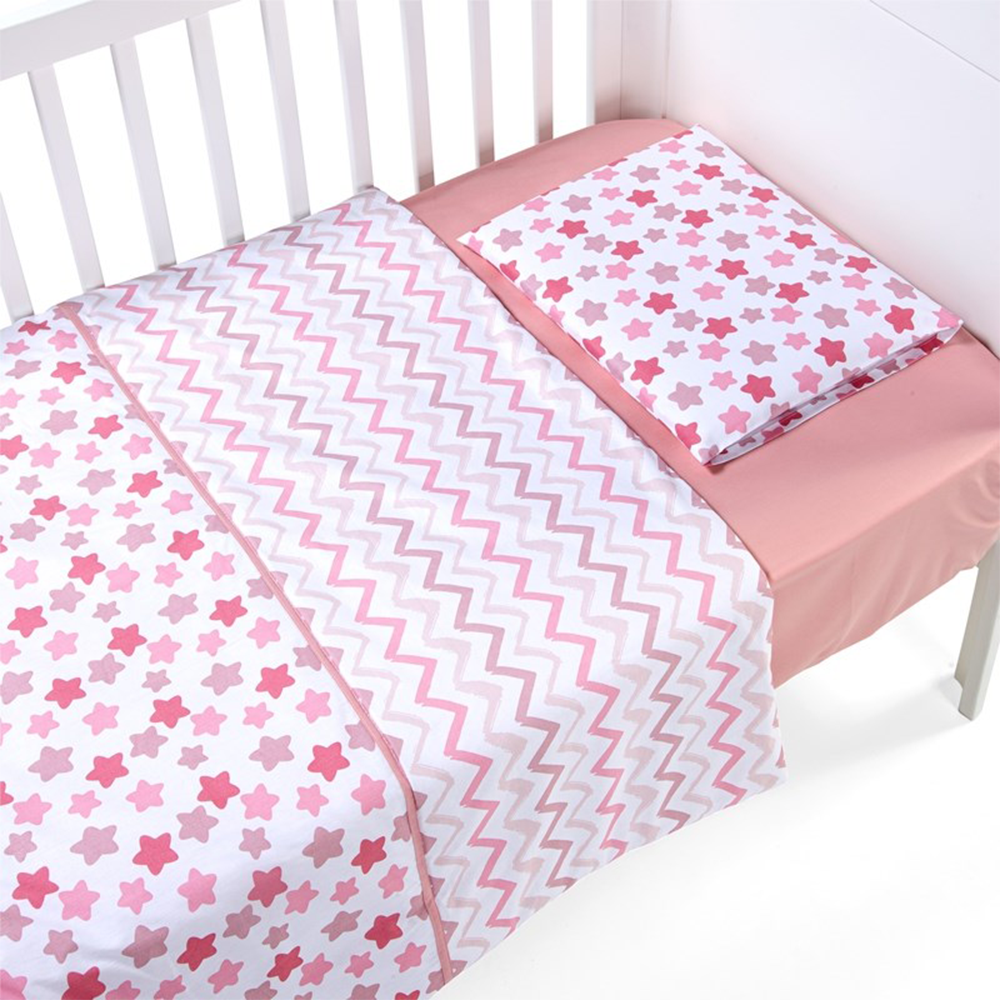 Funna Baby Stella Bebek Nevresim Takımı Pembe