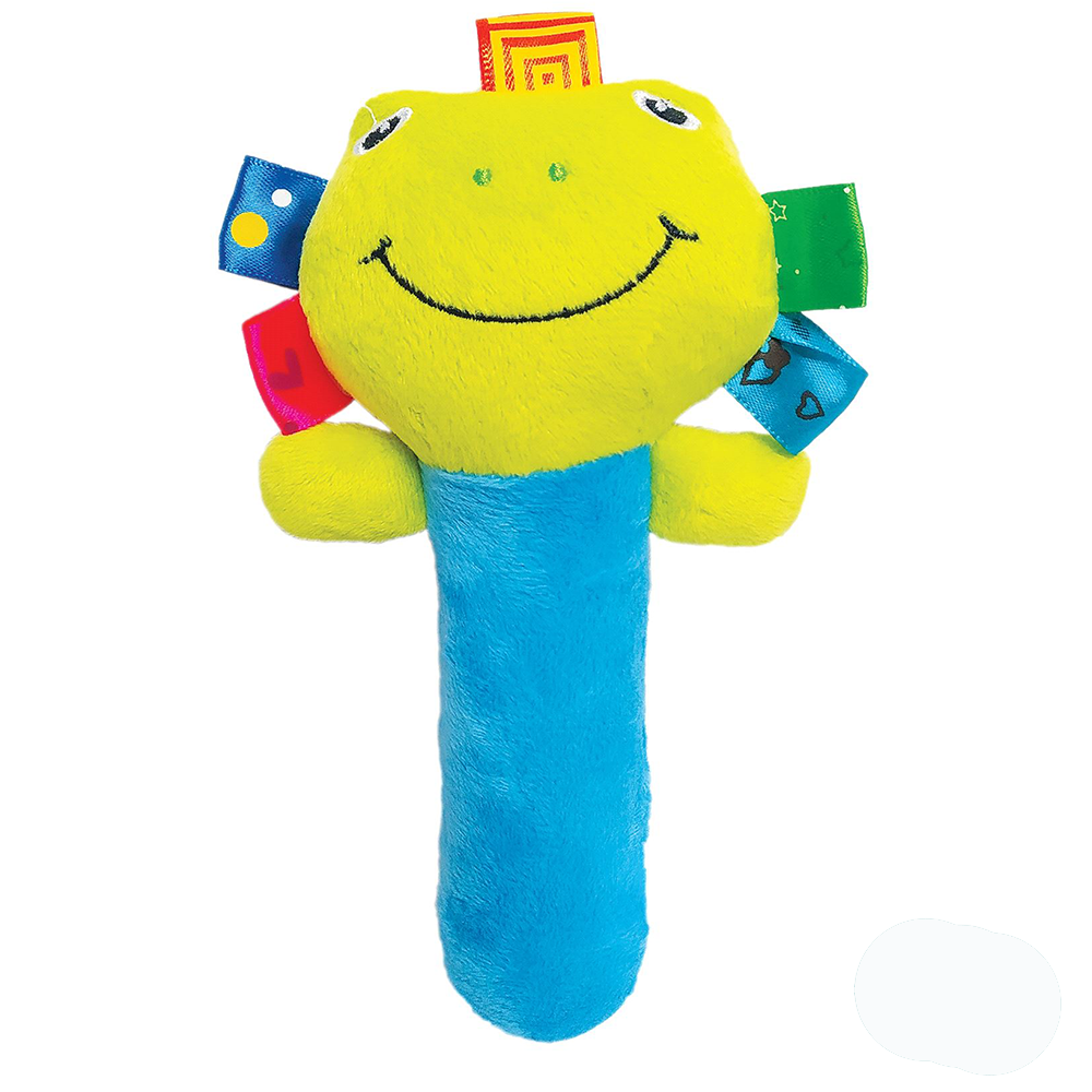 Sozzy Toys Peluş Çıngıraklı Sıksık Oyuncak Mavi