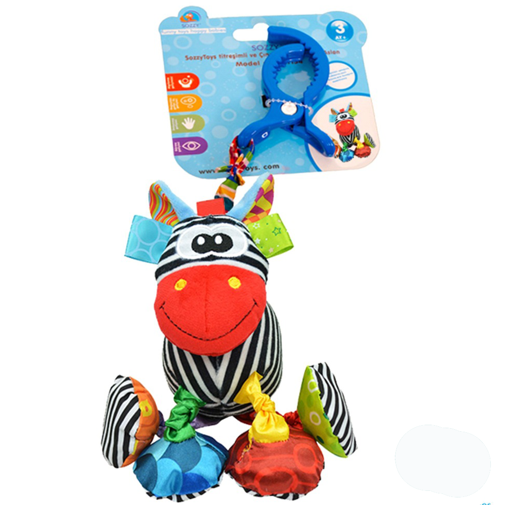 Sozzy Toys Titreşimli ve Çıngıraklı Hayvanlar Eşşek 