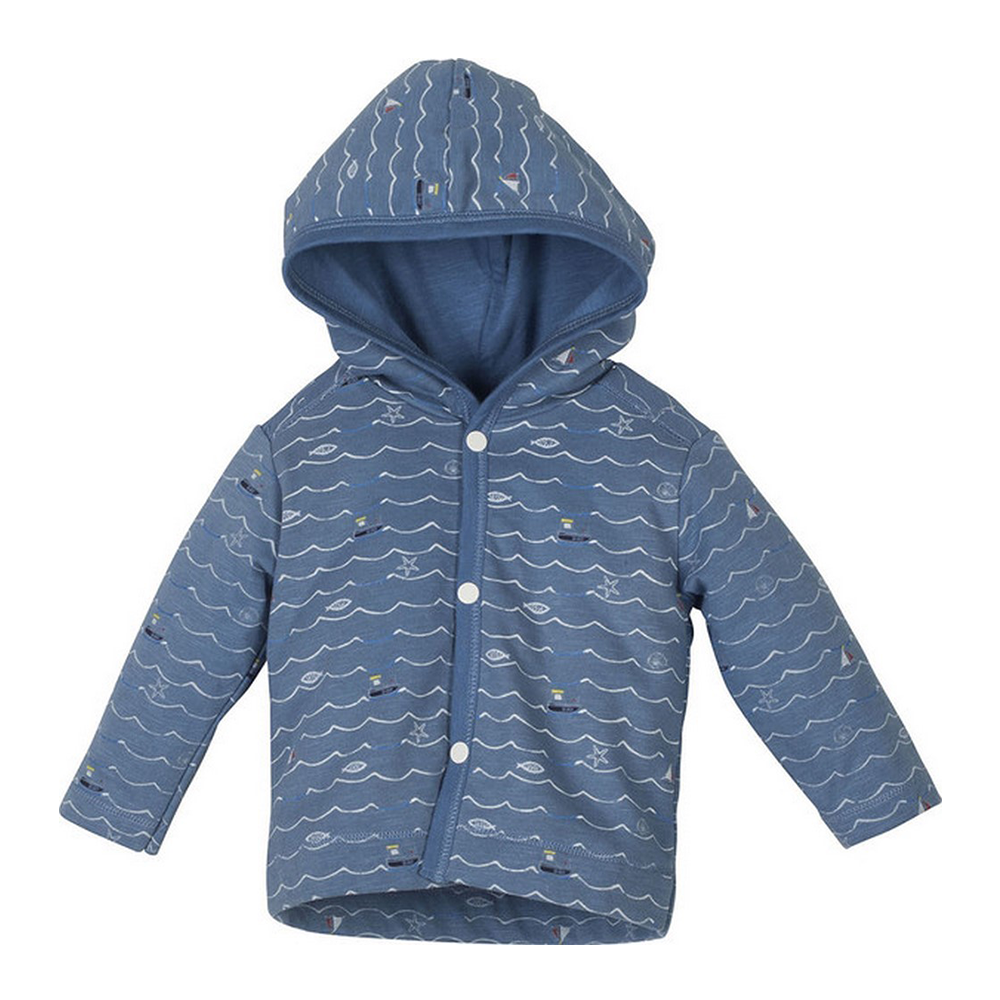 İdil Baby Bebek Hırkalı Alt Üst Takımı 11898 Baskılı