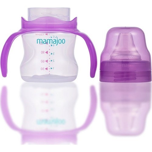 Mamajoo Kulplu Eğitici Bardak 150 ml Mor