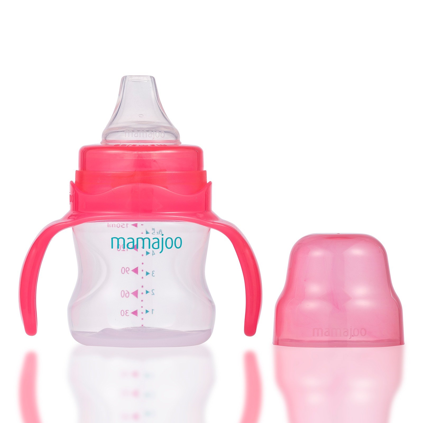 Mamajoo Kulplu Eğitici Bardak 150 ml Pembe