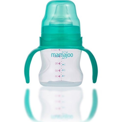Mamajoo Kulplu Eğitici Bardak 150 ml Yeşil