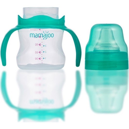 Mamajoo Kulplu Eğitici Bardak 150 ml Yeşil