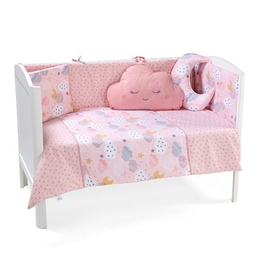 Funna Baby Mois Bebek Uyku Seti 80x130 Pembe