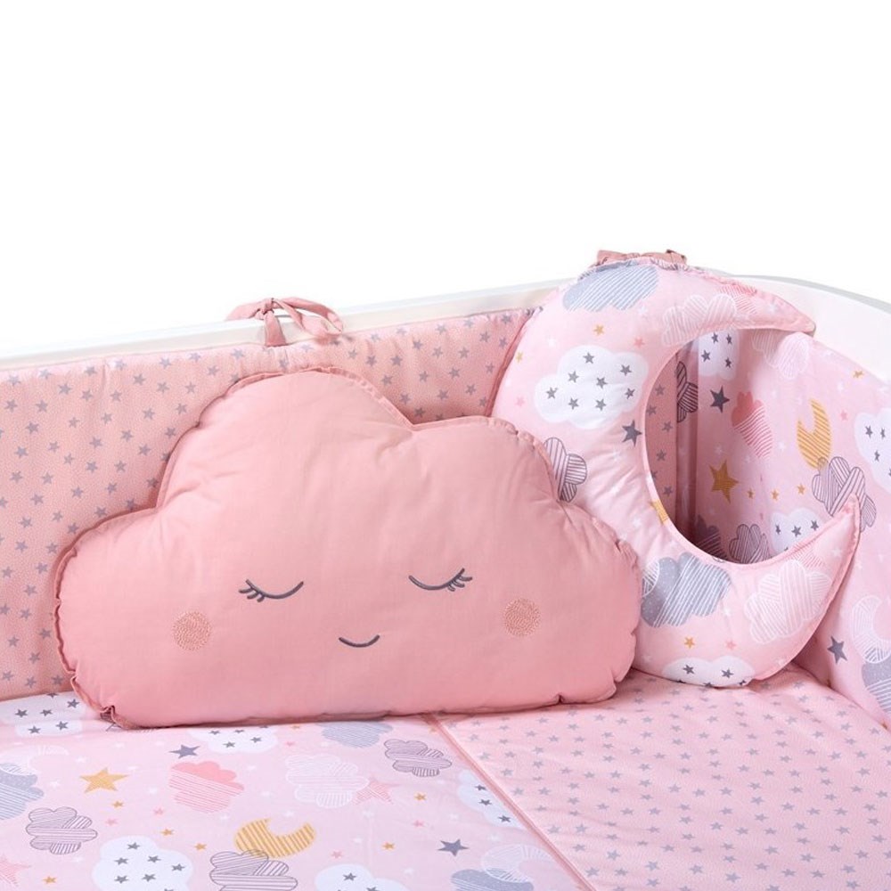 Funna Baby Mois Bebek Uyku Seti 80x130 Pembe