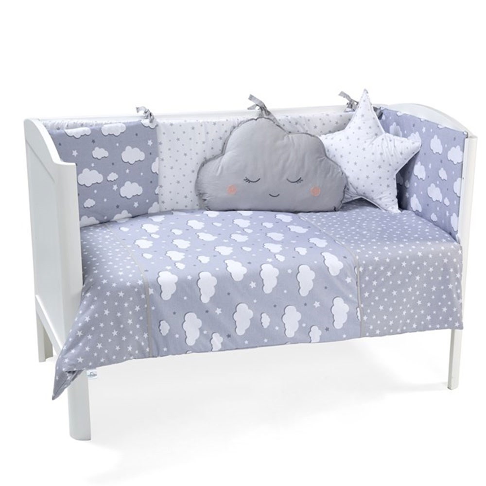 Funna Baby Nuvola Bebek Uyku Seti 60x120 Gri